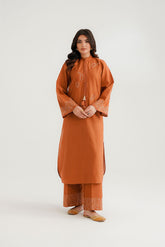 2 Piece Slub Khaddar Embroidered Suit (CP0318)